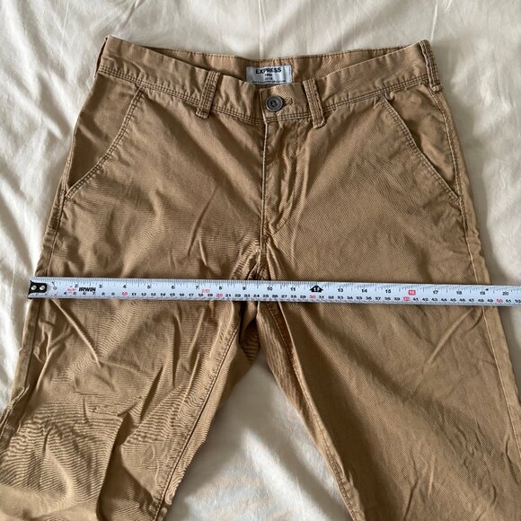 Express Chinos in Golden Tan - Picture 5 of 9